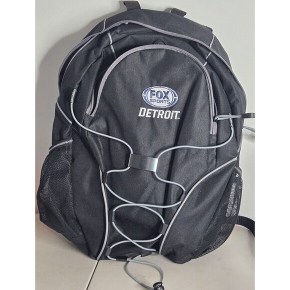 Fox Sports Other - Fox Sports - Detroit - Black Backpack, Gray Trim